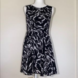 Express Black and White Dress